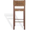SAFAVIEH Couture Outdoor Patio Furniture Collection – Romona Tropical Bar Stool Set of 2, Black Woven Rattan Design, 30-Inch, Fully Assembled (CPT4001A)(Brown)