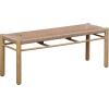 SAFAVIEH Couture Outdoor Patio Furniture Collection – Romona Tropical Bench, Natural Brown Rectangular with Woven Seat, Fully Assembled (CPT4002A)(Natural)