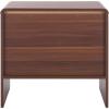 SAFAVIEH Home Collection – Arsenio 2-Drawer Nightstand Table, Light Cream Modern Bedside Storage (NST3101C)(Walnut)