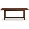 SAFAVIEH Couture Collection – Rhylee Walnut Brown Extendable Wood Dining Table, Rectangular Design, Seats up to 6 (SFV4217C)(Walnut)