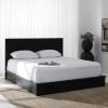 SAFAVIEH Couture Collection Deirdra Black Queen Bed, Ideal for Bedroom, Guest Room(Black – Q)