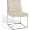SAFAVIEH Couture Collection Jenette Black Boucle/Silver Leg Dining Chair (Fully Assembled)(Taupe/Silver)