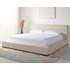 SAFAVIEH Couture Collection Sasharose Cream Upholstered Queen Size Bed(Creme)