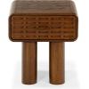 SAFAVIEH Couture Collection Torricelli Mid-Century Modern 1-Drawer Nightstand Bedside Accent Table(Medium Oak)