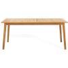 SAFAVIEH Couture Outdoor Collection Mayaguana Natural Solid Teak Wood Dining Table