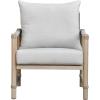 SAFAVIEH Couture Outdoor Patio Furniture Collection – Dorianna Accent Chair, Sand & Beige Woven Rope and Removable Cushions (CPT4004A)(Sand/Beige)