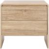 SAFAVIEH Home Collection – Arsenio 2-Drawer Nightstand Table, Light Cream Modern Bedside Storage (NST3101C)(Light Cream)