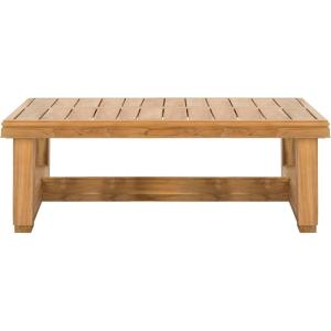 SAFAVIEH Couture Montford Brazilian Teak Coffee Table(Natural Teak)
