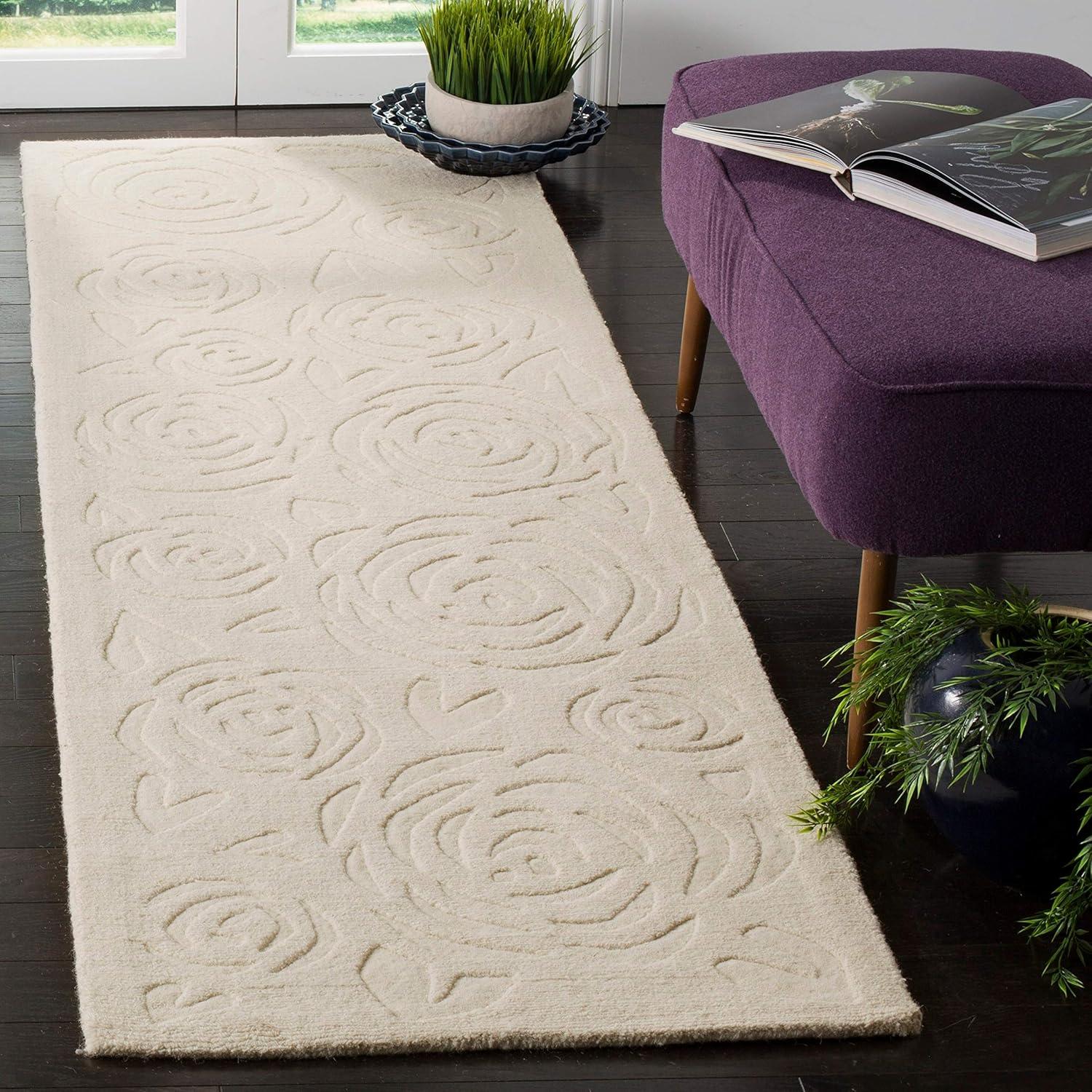 image:imageMartha Stewart x SAFAVIEH Area Rug Collection 4 x 6 Saguaro Handmade Wool Ideal for Living Room Foyer Bedroom Accent Space MSR4618DVermillion