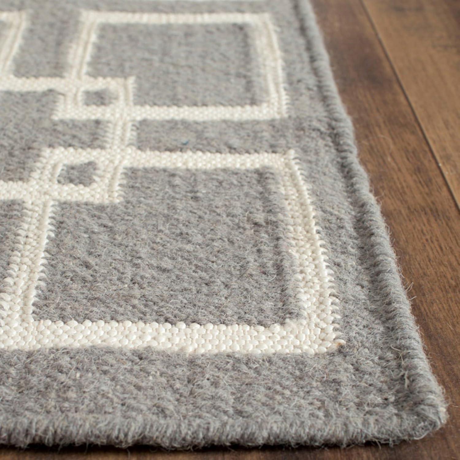 image:imageMartha Stewart x SAFAVIEH Area Rug Collection 5 x 8 Geyser Blue Handmade Wool amp Silk Ideal for Living Room Bedroom Office Dining Space MSR1151BTilled Soil Brown