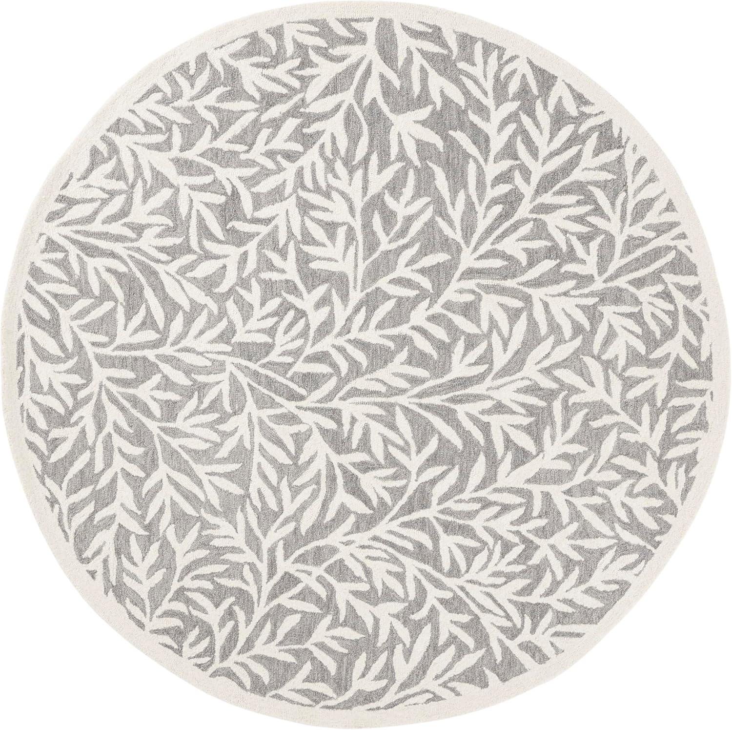 image:imageMartha Stewart x SAFAVIEH Area Rug Collection 5 x 8 Grey amp Ivory Handmade Wool Ideal for Living Room Bedroom Office Dining Space MSR3527FGreyIvory