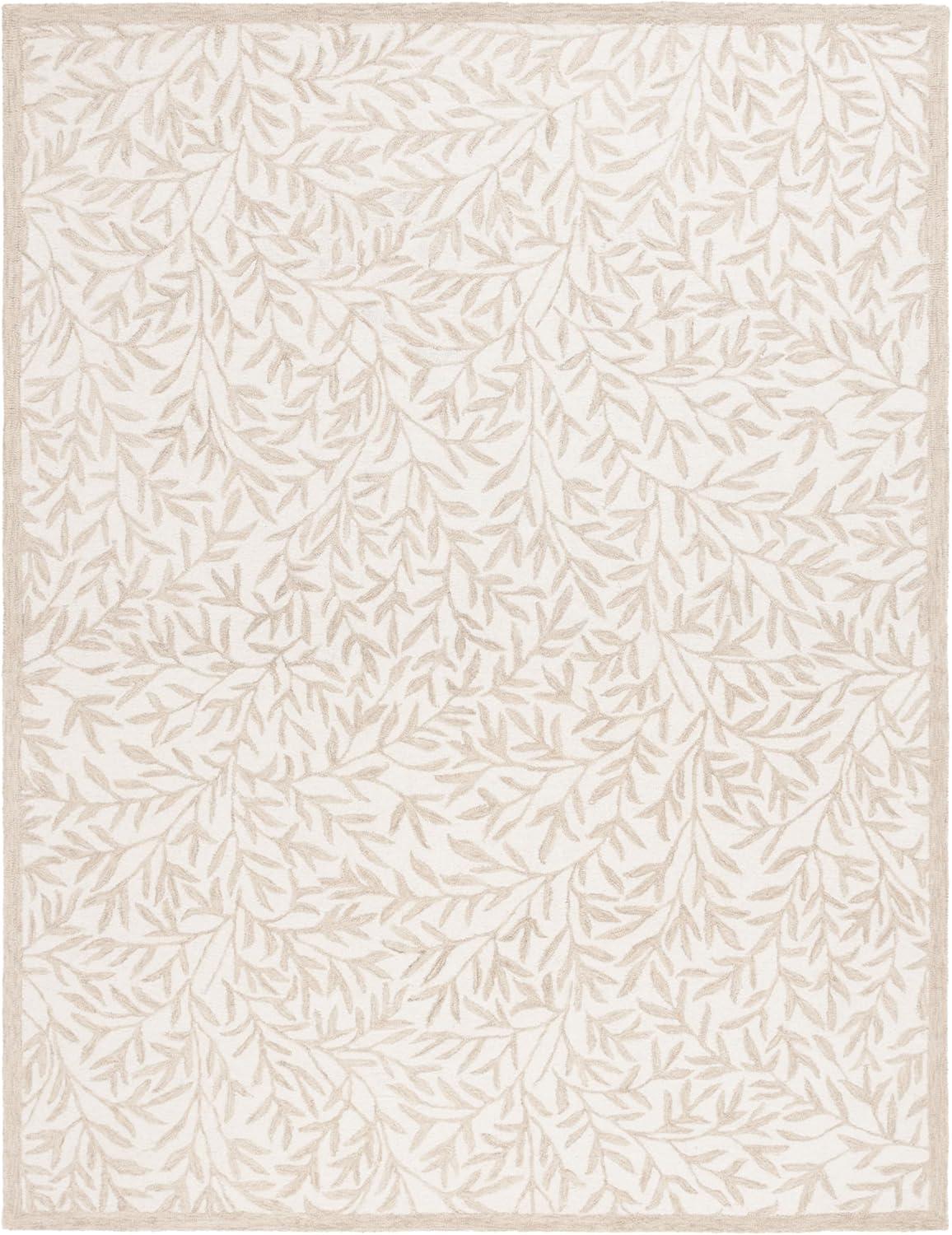 image:imageMartha Stewart x SAFAVIEH Area Rug Collection 5 x 8 Grey amp Ivory Handmade Wool Ideal for Living Room Bedroom Office Dining Space MSR3527FIvoryBeige