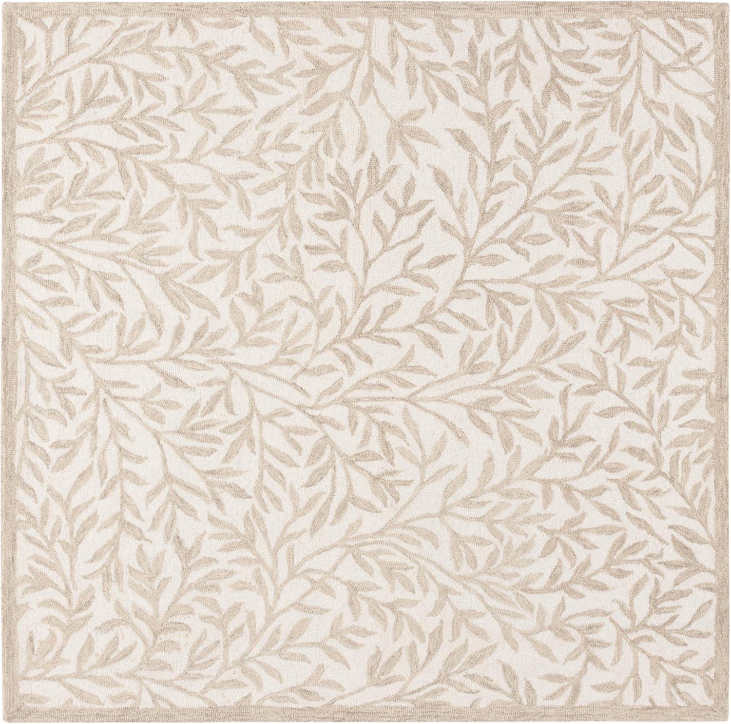 image:imageMartha Stewart x SAFAVIEH Area Rug Collection 5 x 8 Grey amp Ivory Handmade Wool Ideal for Living Room Bedroom Office Dining Space MSR3527FIvoryBeige