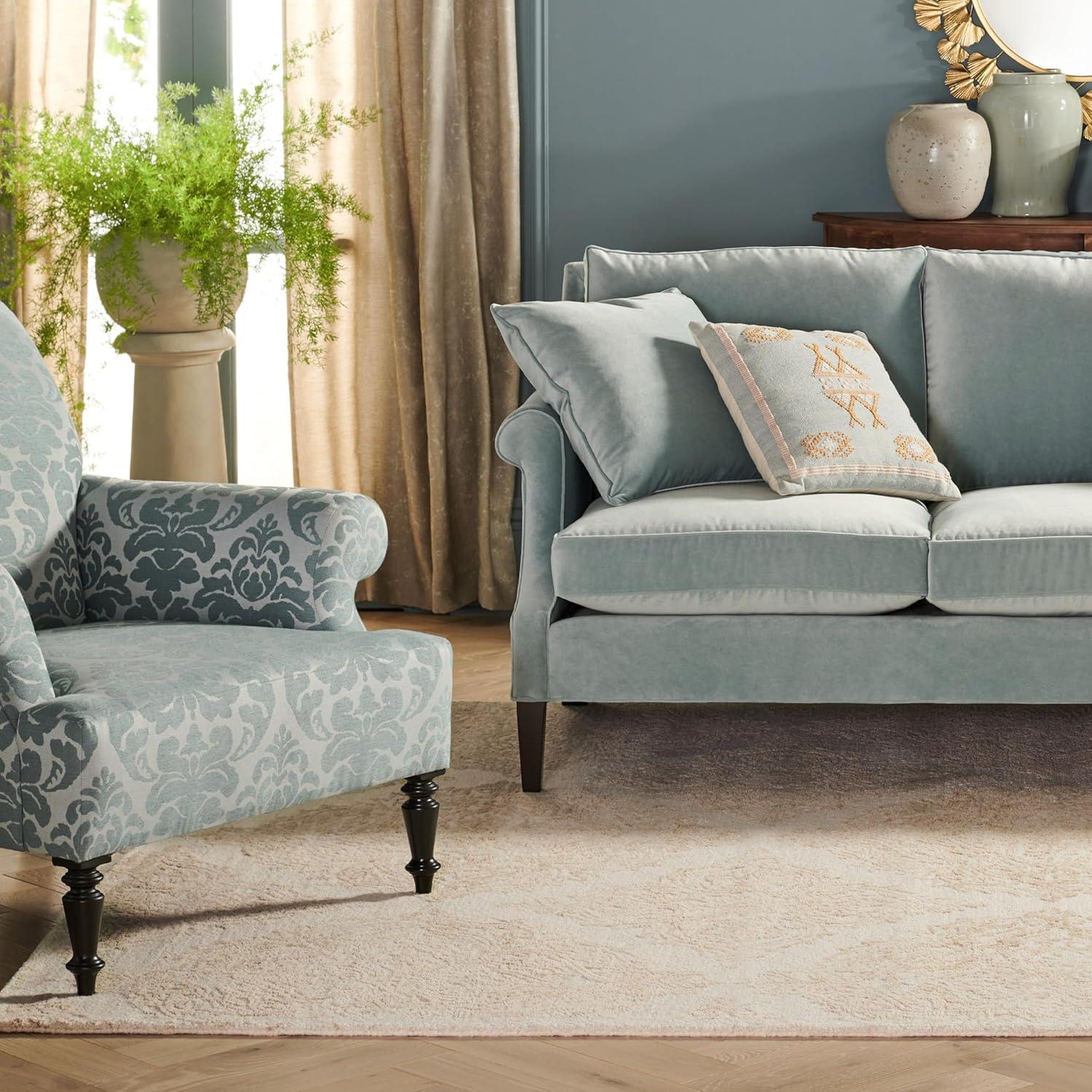 image:imageMartha Stewart x SAFAVIEH Area Rug Collection 8 x 10 Ivory amp Beige Handmade Wool Ideal for Living Room Bedroom Office Dining Space MSR3376BIvoryBeige
