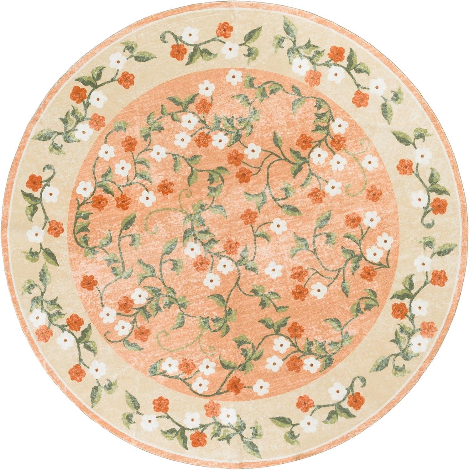 image:imageMartha Stewart x SAFAVIEH Machine Washable Area Rug Collection 5 x 8 Rust amp Gold Slip Resistant amp Easy Cleaning Ideal for Ideal for Living Room Bedroom Dining Space MSRW195QRustGold