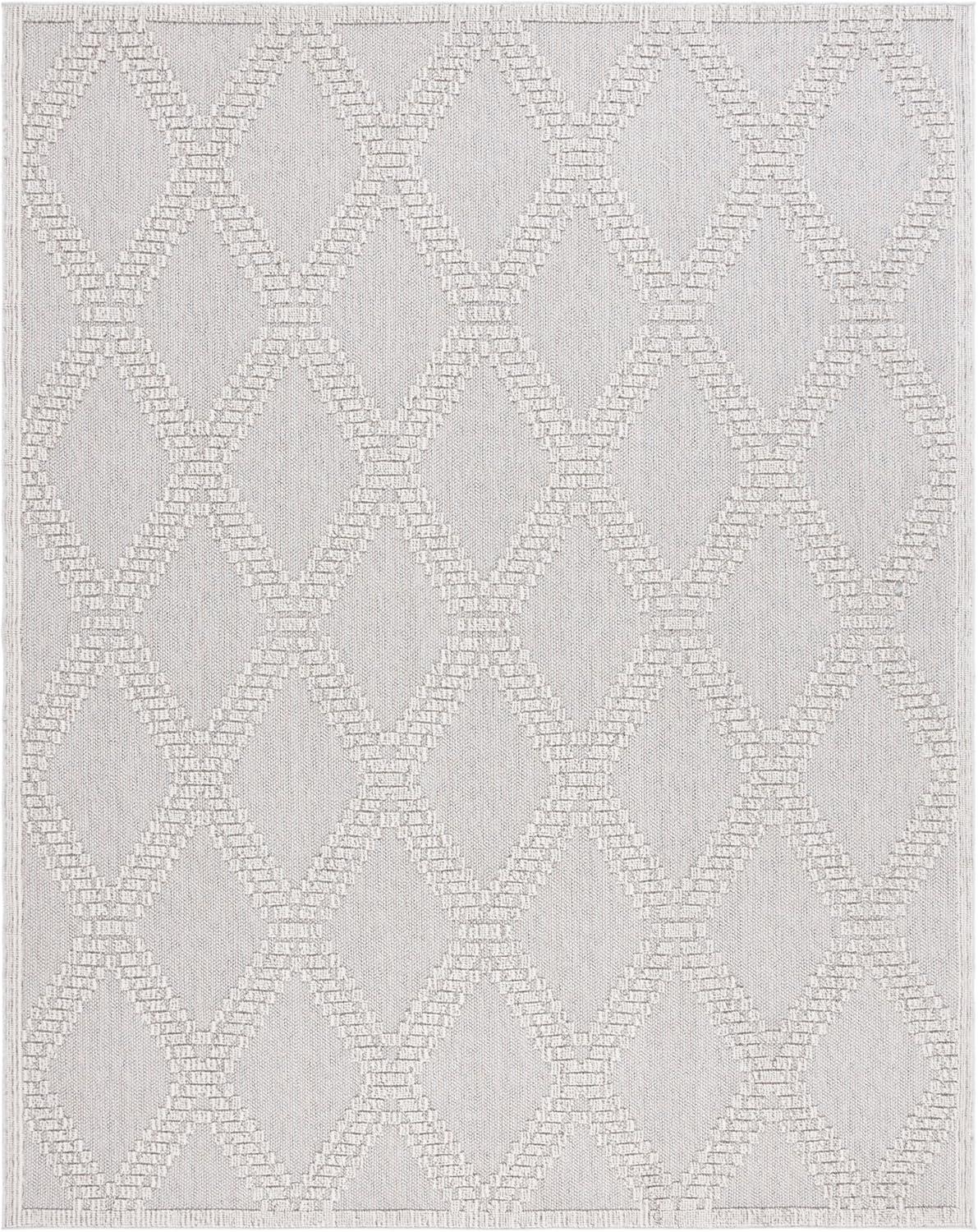 image:imageMartha Stewart x SAFAVIEH Outdoor Area Rug Collection 9 x 12 Beige amp Brown Weather Resistant amp Washable Ideal for Patio Backyard Mudroom Deck Dining Space MSRO226BGreyLight Grey