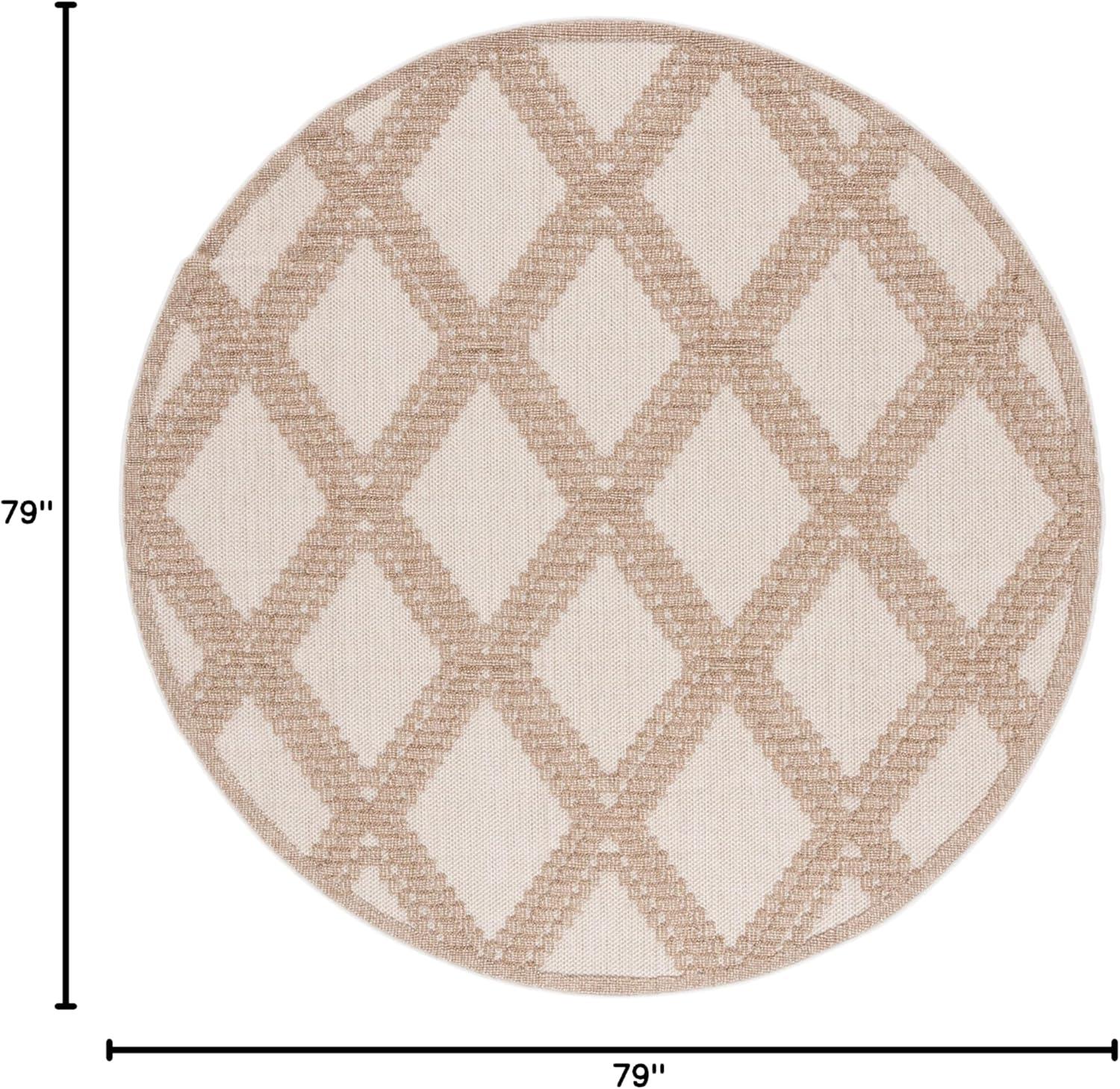 image:imageMartha Stewart x SAFAVIEH Outdoor Area Rug Collection 9 x 12 Beige amp Brown Weather Resistant amp Washable Ideal for Patio Backyard Mudroom Deck Dining Space MSRO226BBeigeBrown