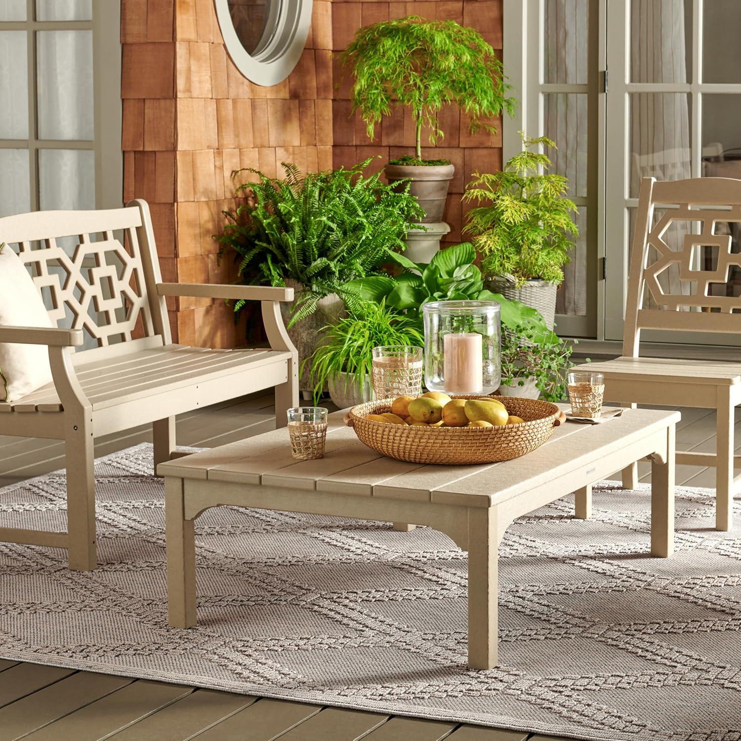 image:imageMartha Stewart x SAFAVIEH Outdoor Area Rug Collection 9 x 12 Beige amp Brown Weather Resistant amp Washable Ideal for Patio Backyard Mudroom Deck Dining Space MSRO226BGreyLight Grey
