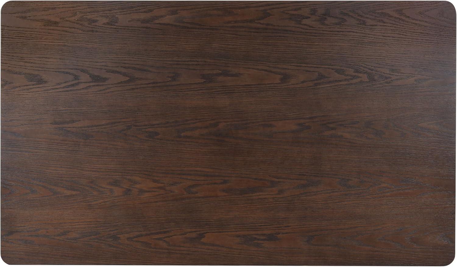 image:imageSAFAVIEH Couture Collection Barnard Black Rectangular Wood Dining Table Modern Design Seats up to 6 SFV2214AWalnut