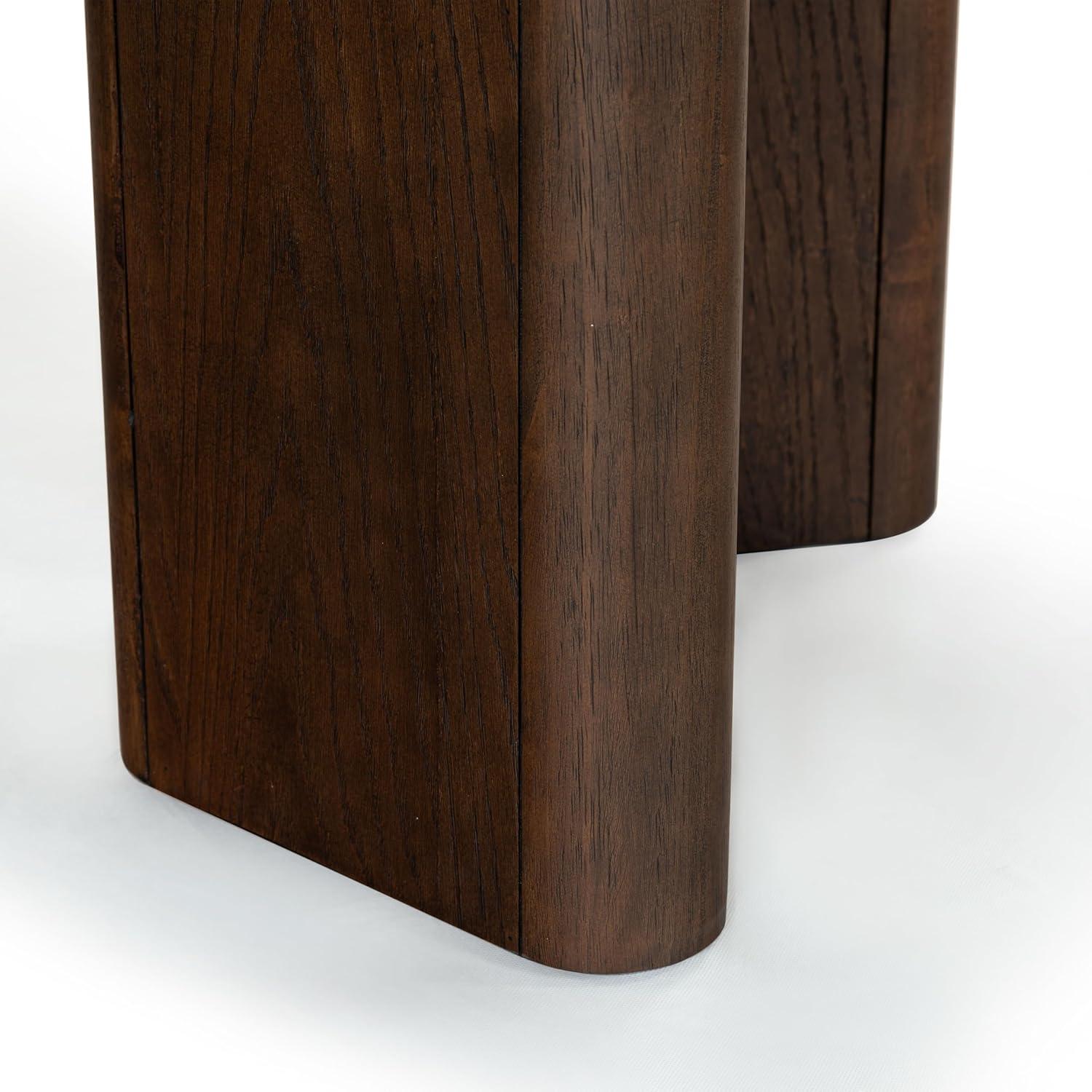 image:imageSAFAVIEH Couture Collection Barnard Black Rectangular Wood Dining Table Modern Design Seats up to 6 SFV2214AWalnut