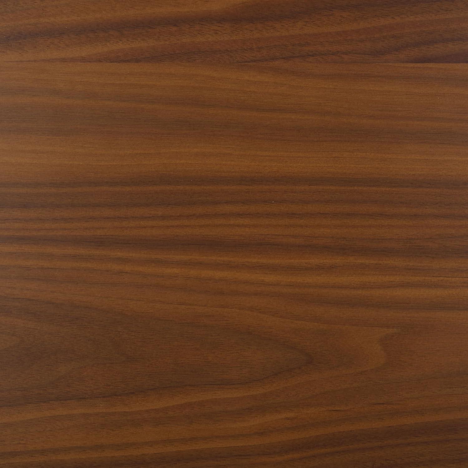 image:imageSAFAVIEH Couture Collection Divya Walnut amp Black Rectangle Wood Dining Table Modern TwoTone Design Seats up to 6 SFV6711AWalnutBlack