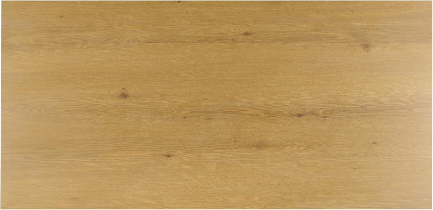 image:imageSAFAVIEH Couture Collection Shelbee Natural Cerused Oak Rectangular Wood Dining Table Modern Design Seats up to 6 SFV4267ANatural Cerused Oak