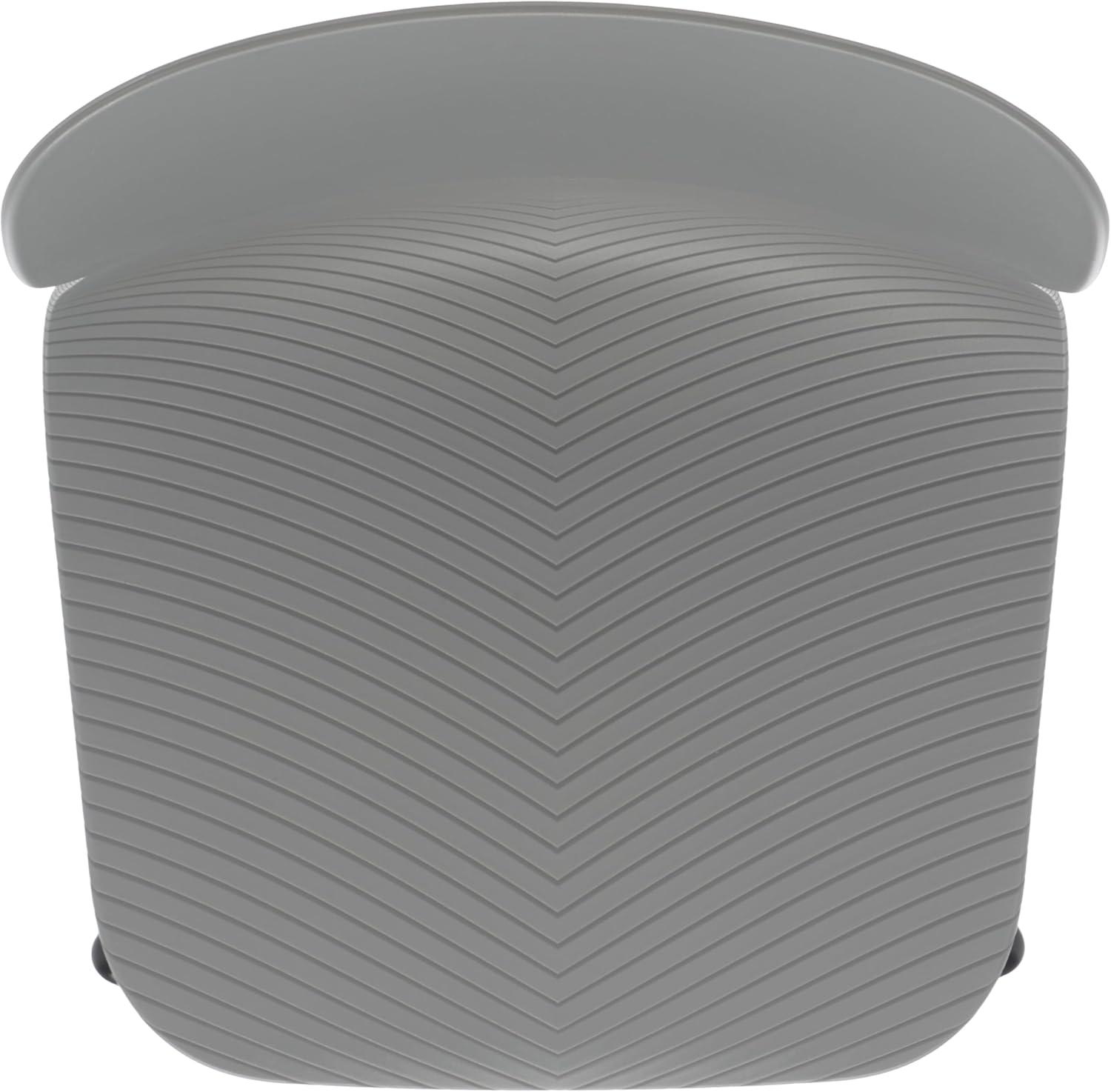 image:imageSAFAVIEH Couture Collection Abbie Retro Black Molded Plastic Dining Chair Set of 2GreyBlack