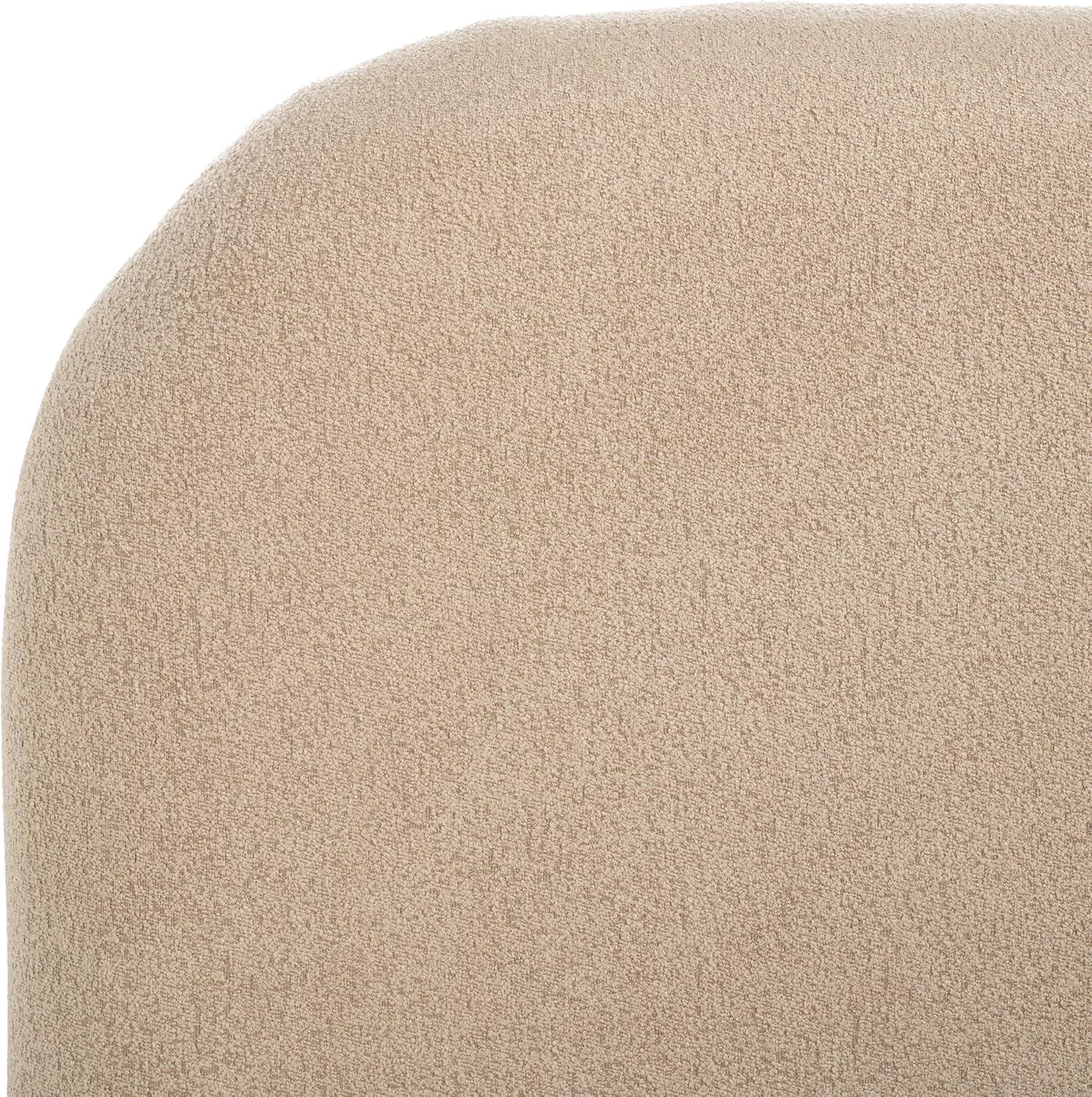image:imageSAFAVIEH Couture Collection Jennabryanna Light BrownNatural Boucle King Size BedLight BrownNatural