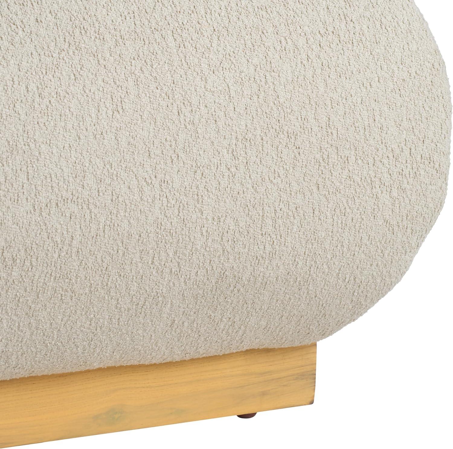 image:imageSAFAVIEH Couture Collection Jennabryanna Light BrownNatural Boucle King Size BedTanNatural