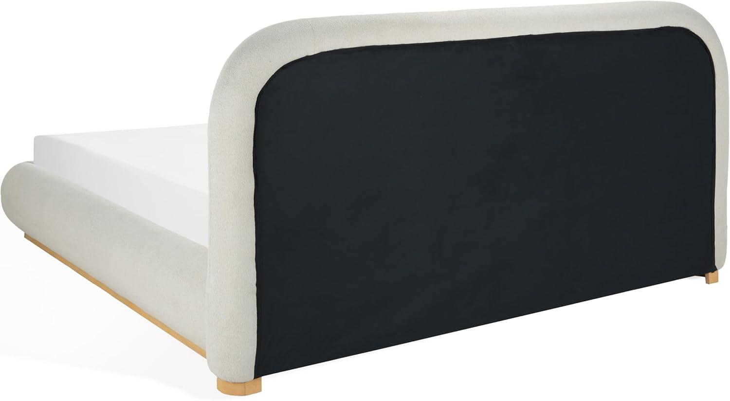 image:imageSAFAVIEH Couture Collection Jennabryanna Light BrownNatural Boucle King Size BedTanNatural