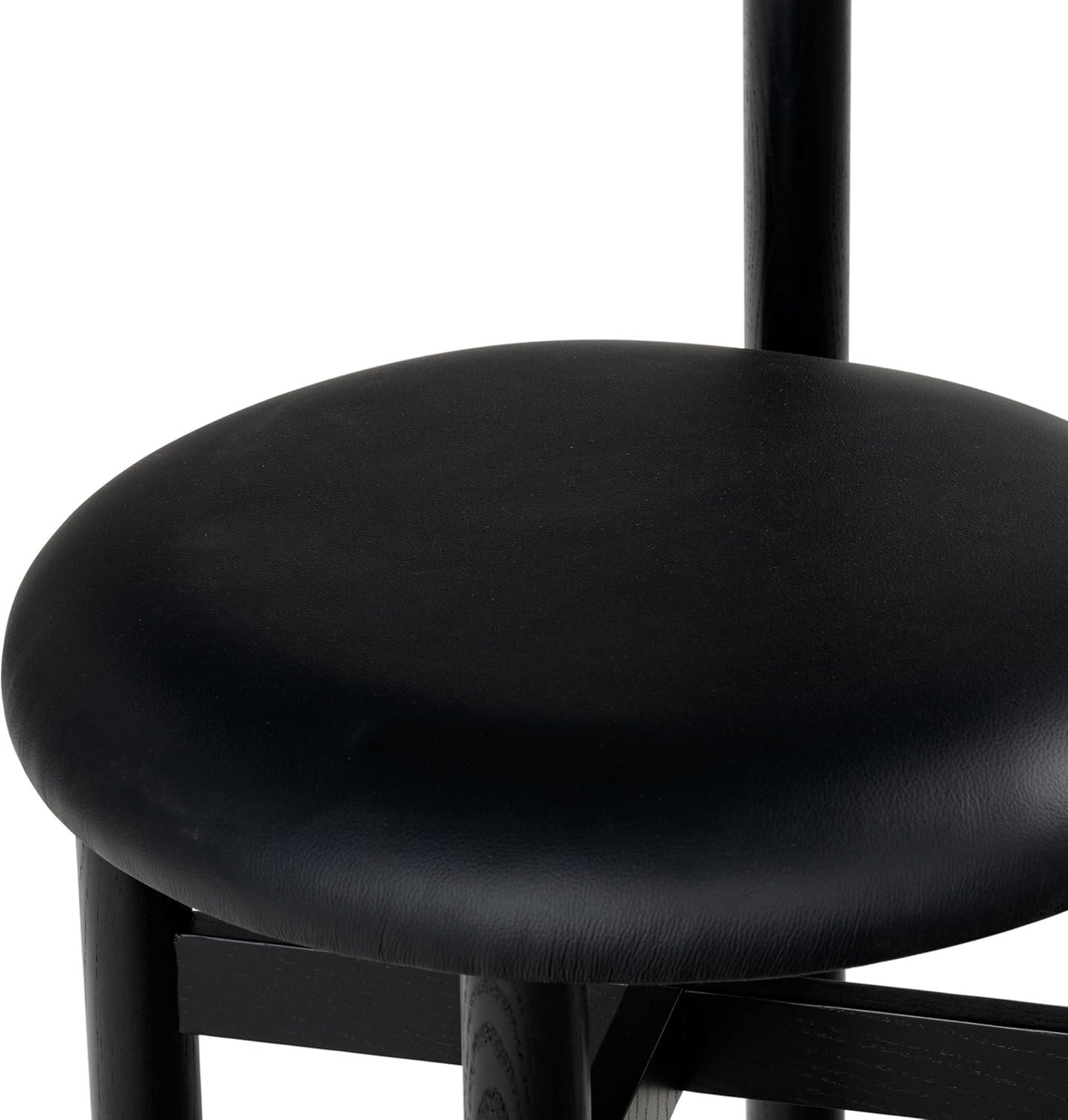 image:imageSAFAVIEH Couture Collection Tayla NaturalWhite Linen Dining Chair Fully AssembledBlackBlack