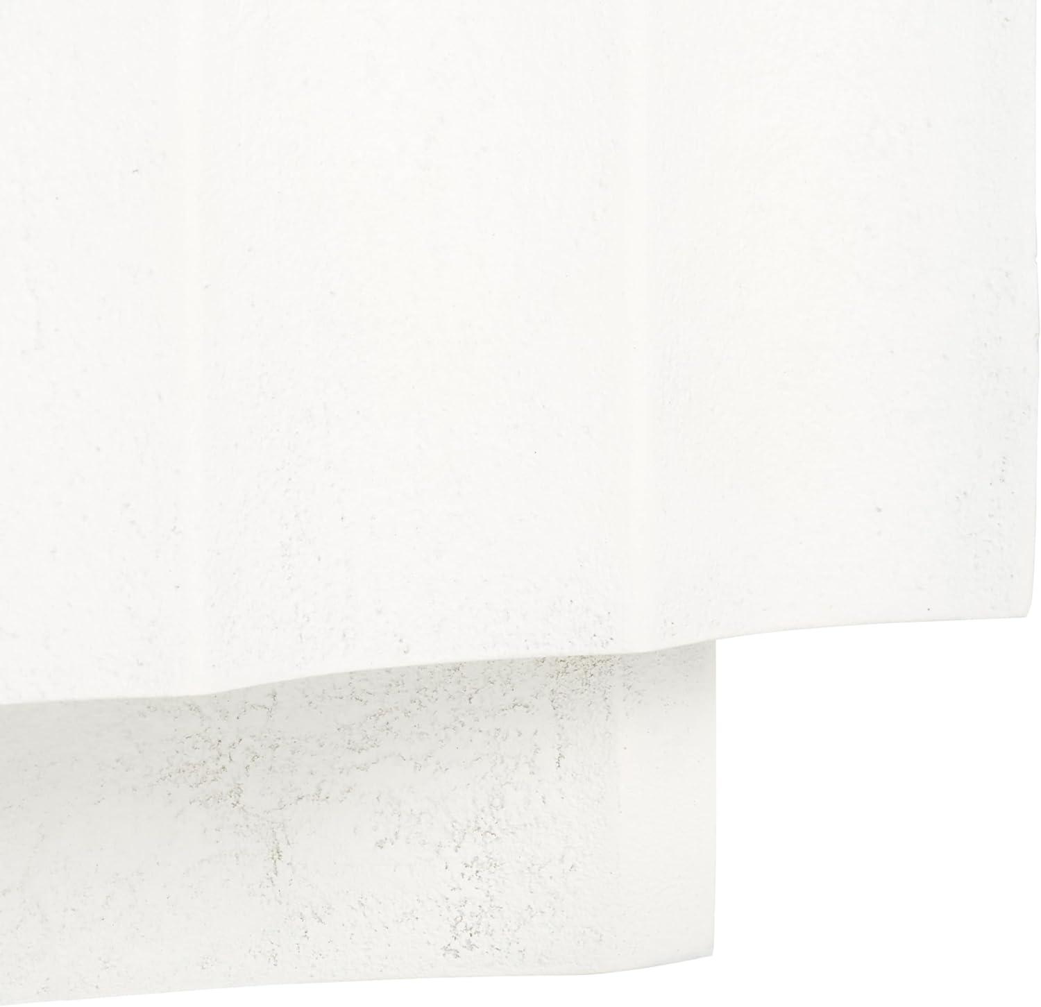 image:imageSAFAVIEH Couture Collection Woodworth White 2Drawer Cement Nightstand Fully AssembledWhite