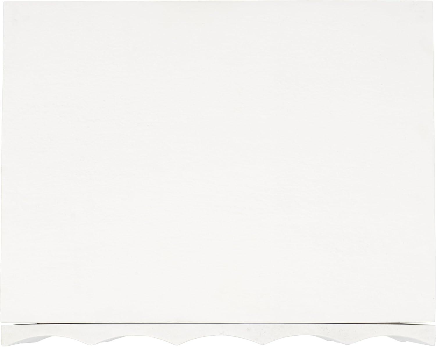 image:imageSAFAVIEH Couture Collection Woodworth White 2Drawer Cement Nightstand Fully AssembledWhite