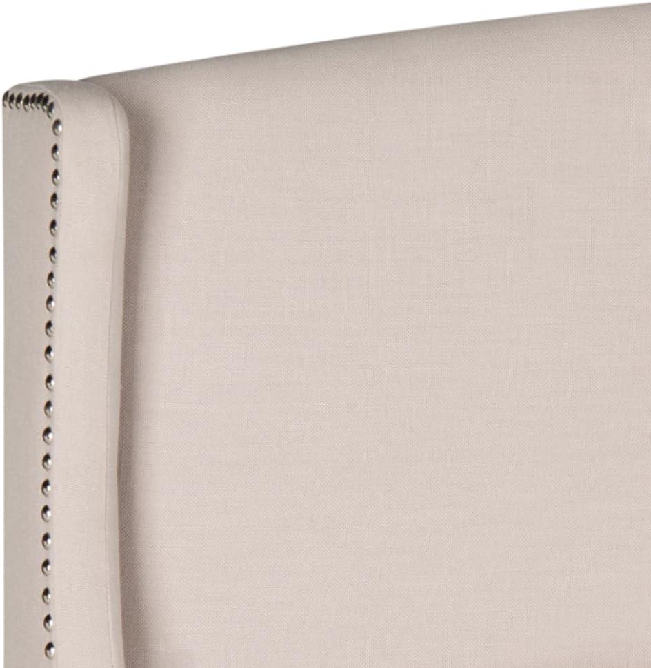 image:imageSAFAVIEH Headboard Collection Austin Headboard Queen Light GreyTaupe