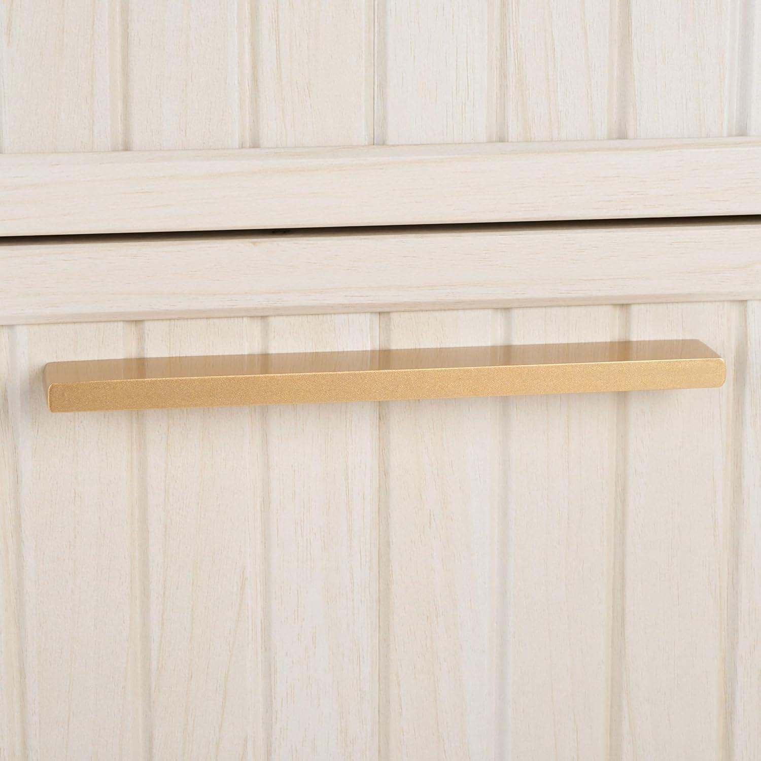 image:imageSAFAVIEH Home Collection Axelle Bleached WhiteGold 6Drawer Dresser