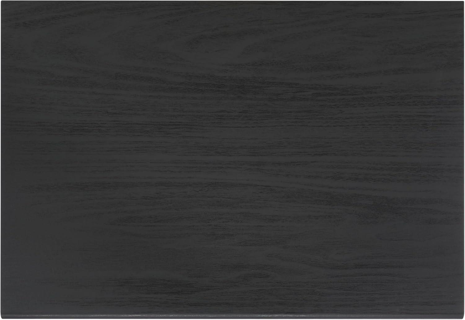 image:imageSAFAVIEH Home Collection ESMA Distressed Black 1Drawer 1Shelf NightstandBlack