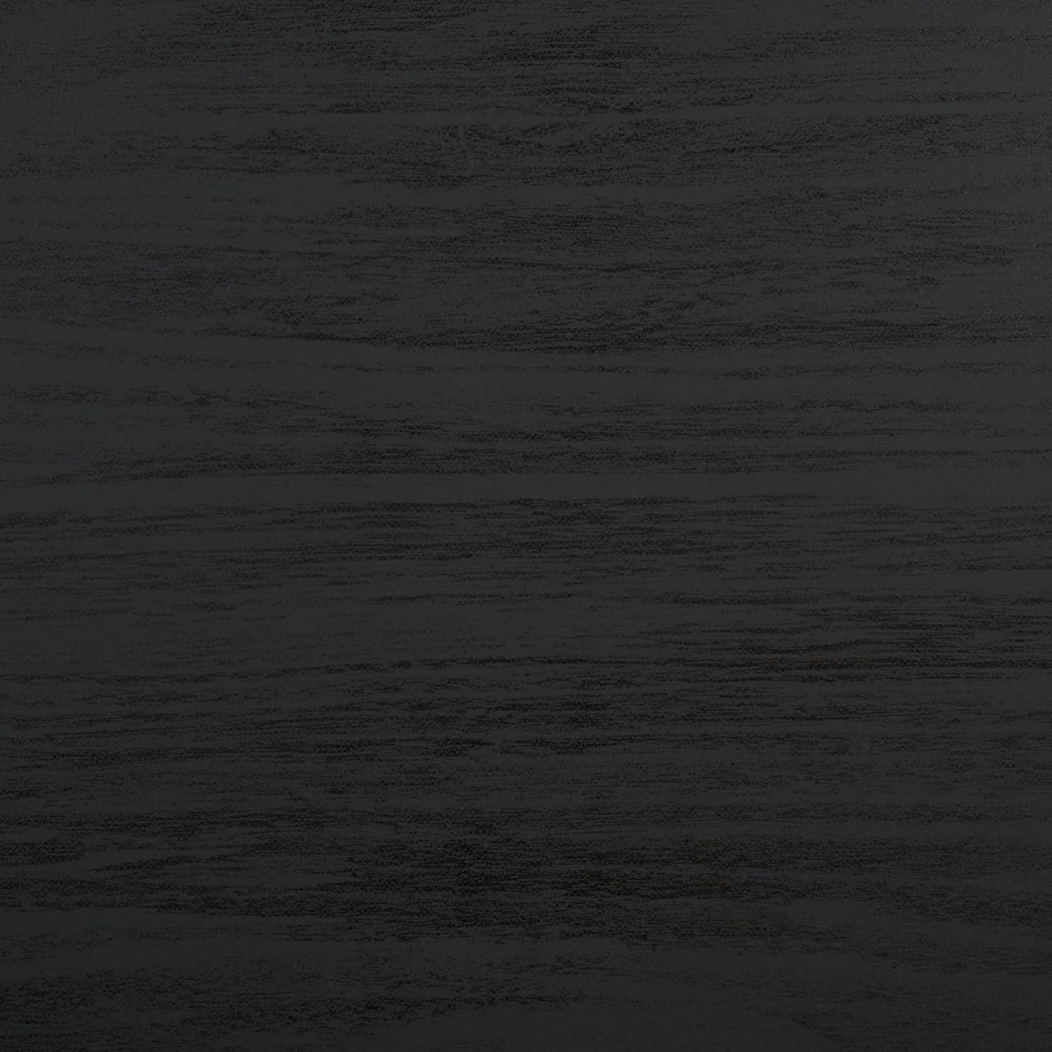 image:imageSAFAVIEH Home Collection ESMA Distressed Black 1Drawer 1Shelf NightstandBlack