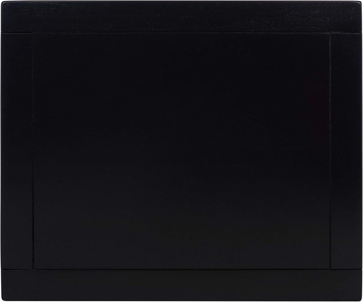 image:imageSAFAVIEH Home Collection Siobhan Vanilla Solid Wood 1Drawer Nightstand Accent TableBlack