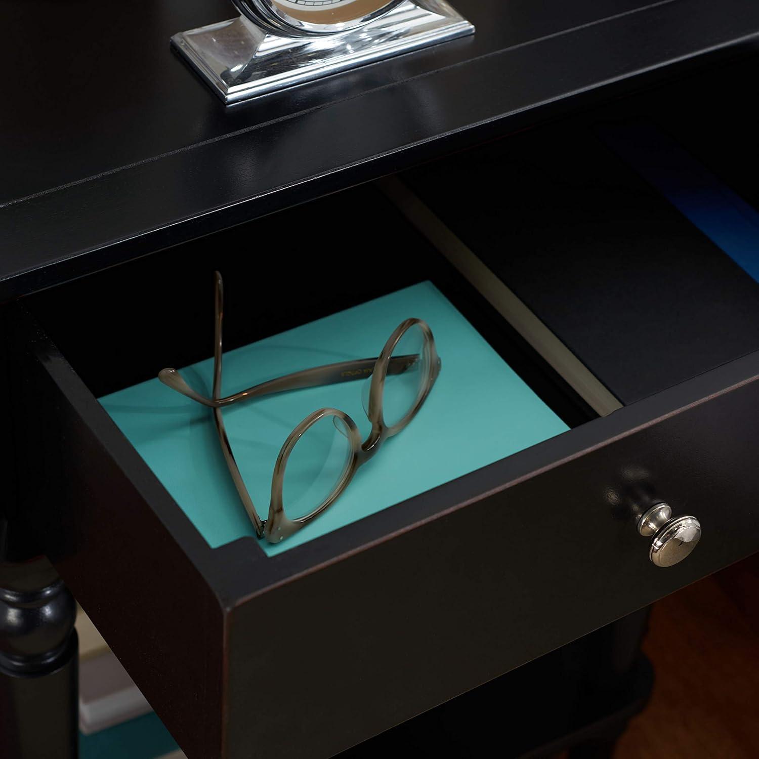 image:imageSAFAVIEH Home Collection Siobhan Vanilla Solid Wood 1Drawer Nightstand Accent TableBlack