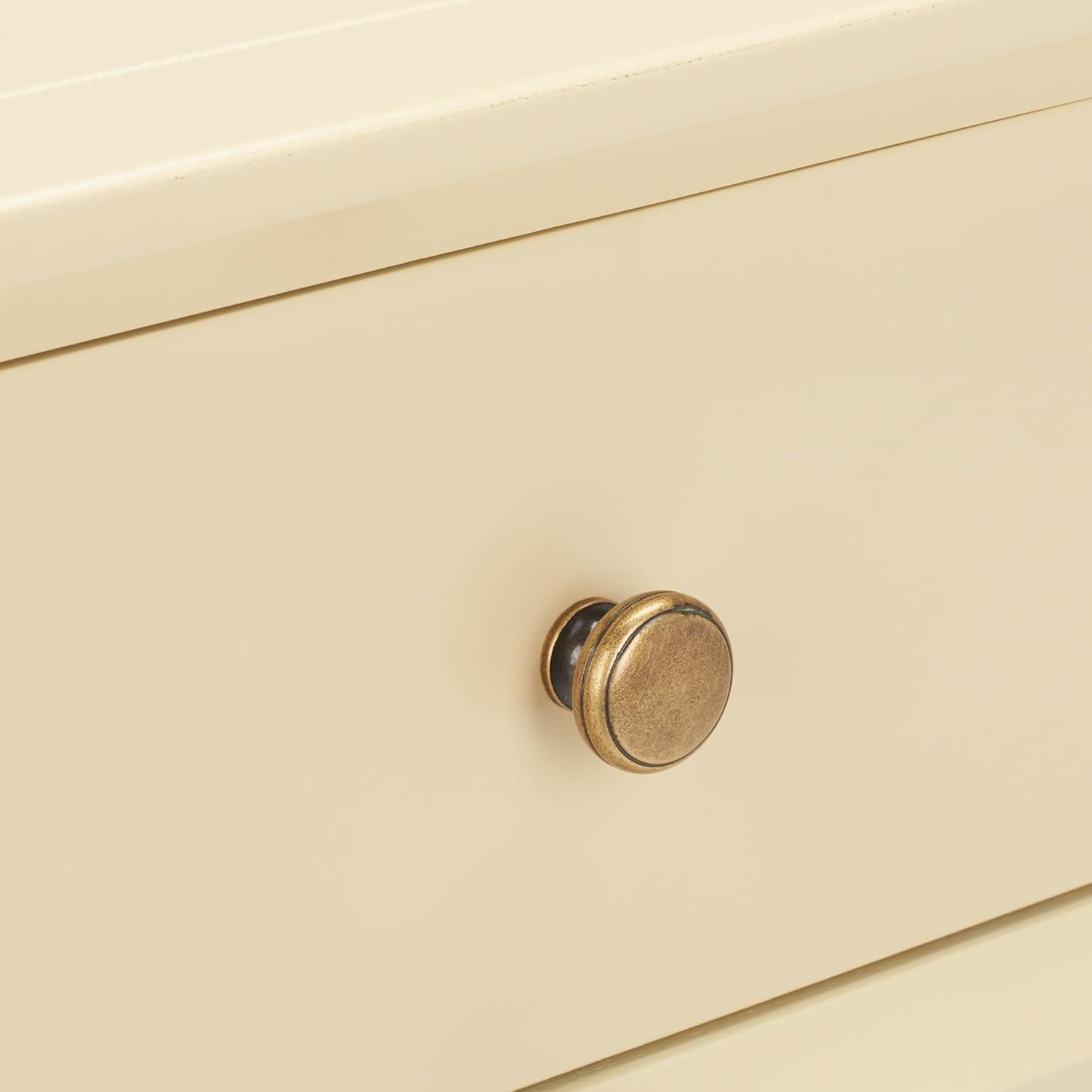 image:imageSAFAVIEH Home Collection Siobhan Vanilla Solid Wood 1Drawer Nightstand Accent TableVanilla