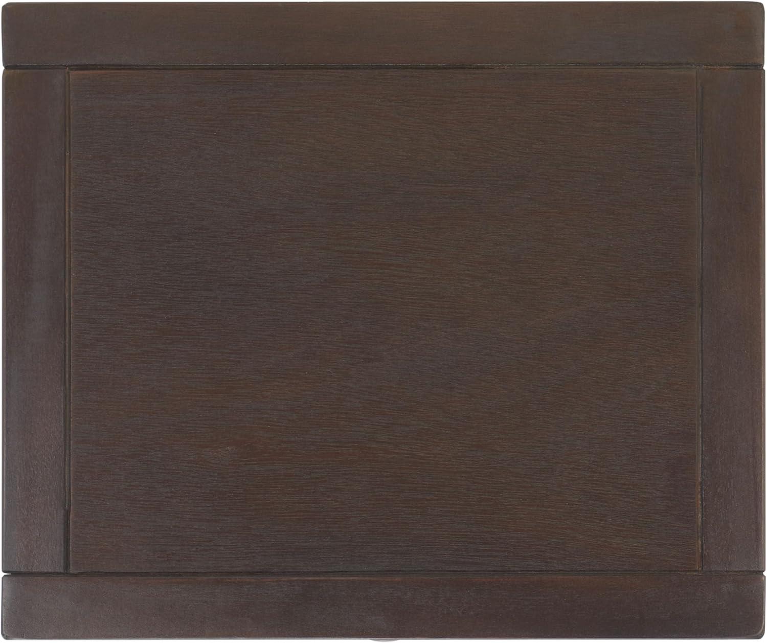 image:imageSAFAVIEH Home Collection Siobhan Vanilla Solid Wood 1Drawer Nightstand Accent TableWalnut