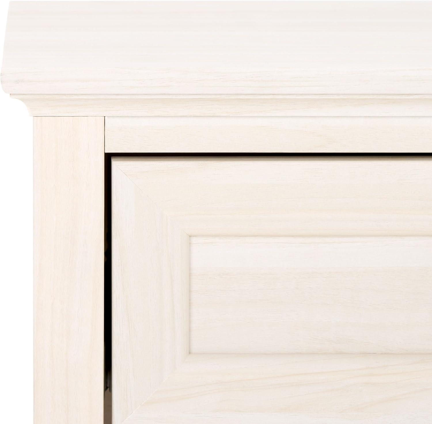 image:imageSAFAVIEH Home Collection Sondra Distressed BlackGold 2Drawer NightstandBleached WhiteGold