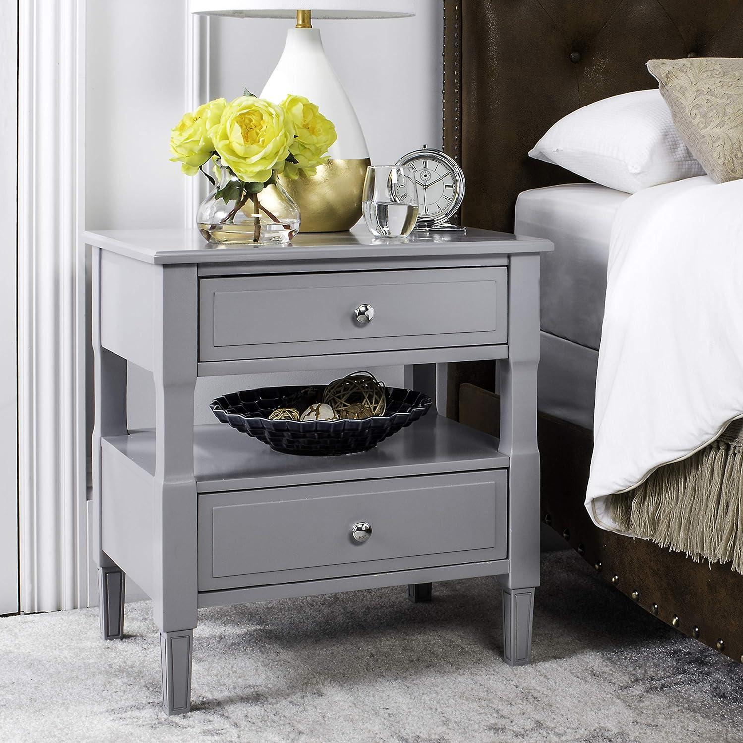 image:imageSAFAVIEH Jenson Night Stand 0 BlackGrey
