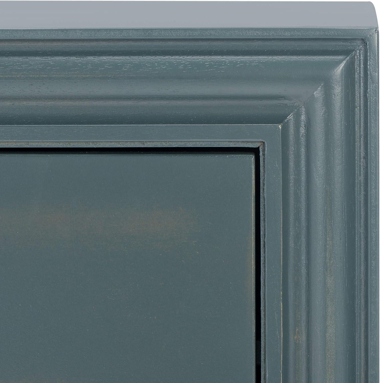image:imageSafavieh American Homes Collection Blaise Steel Teal Accent TableDark Teal
