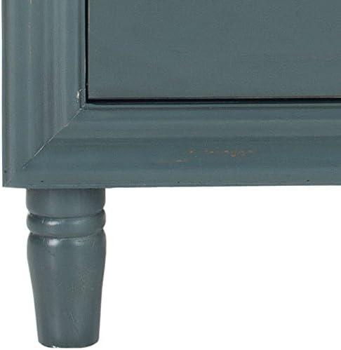 image:imageSafavieh American Homes Collection Blaise Steel Teal Accent TableDark Teal