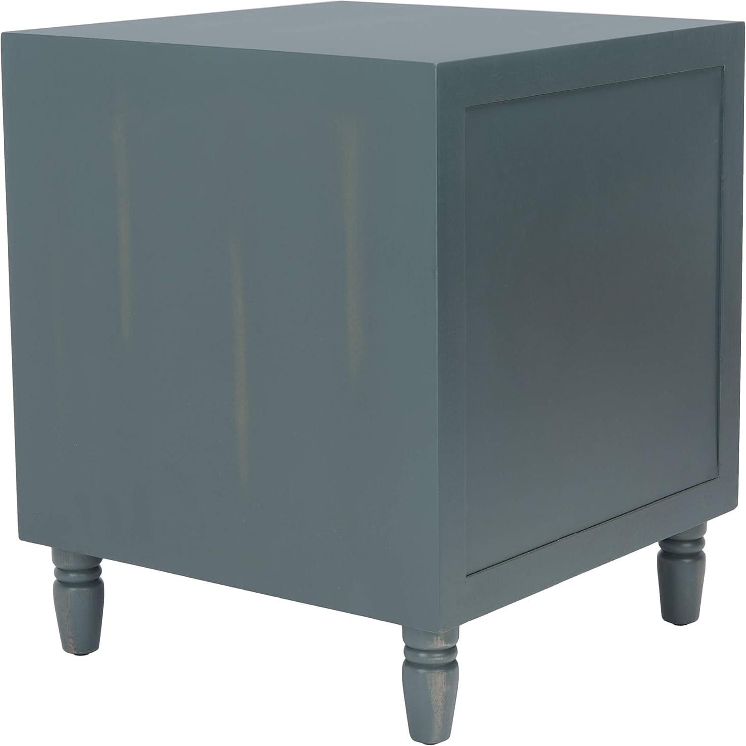 image:imageSafavieh American Homes Collection Blaise Steel Teal Accent TableDark Teal