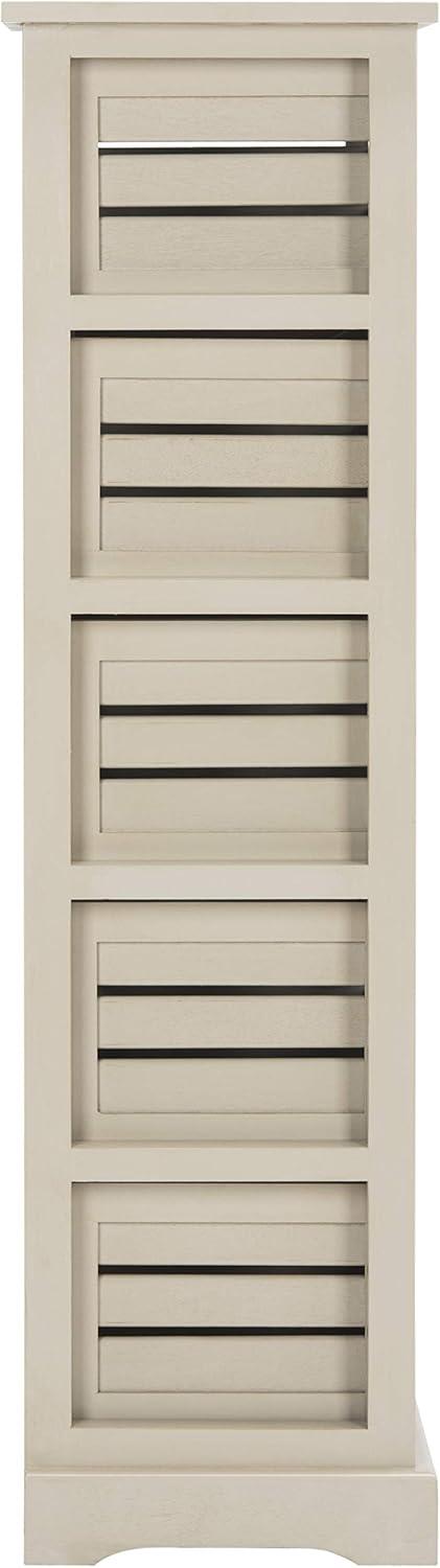 image:imageSafavieh American Homes Collection Sarina Cherry 5Drawer CabinetVintage Grey