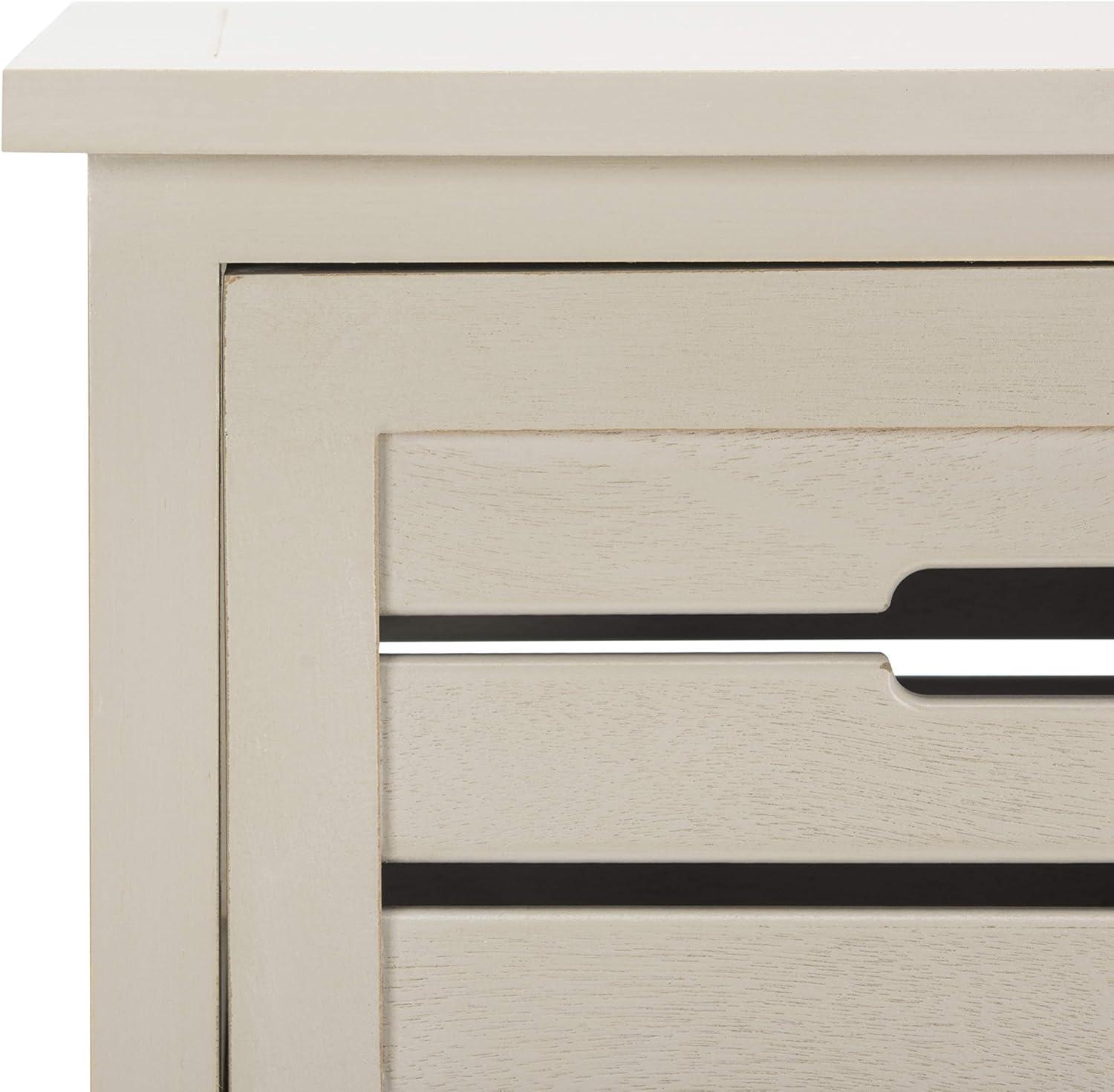 image:imageSafavieh American Homes Collection Sarina Cherry 5Drawer CabinetVintage Grey