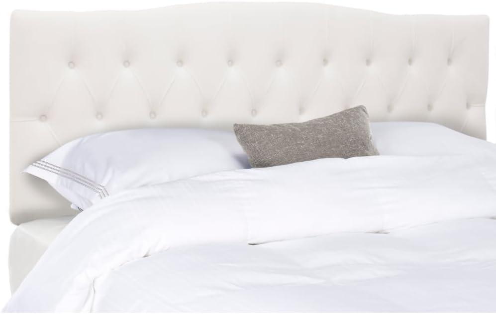 image:imageSafavieh Home Axel Modern Buckwheat Tufted Headboard KingWhite