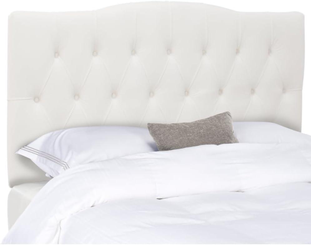 image:imageSafavieh Home Axel Modern Buckwheat Tufted Headboard KingWhite